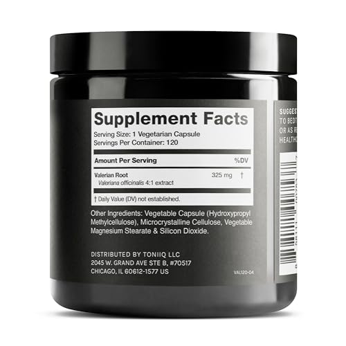 Toniiq Valerian Root Ultra High Potency Capsules