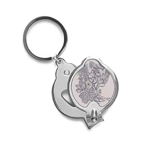 Trimmer ongle léopard cartoon pour votre manucure voyage