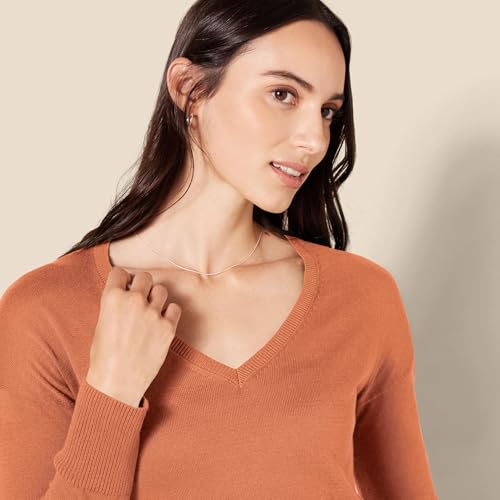 Image of Amazon Essentials Women's Lightweight V-Neck Tunic Sweater, Long Sleeve, Ribbed (Available in Plus Size)