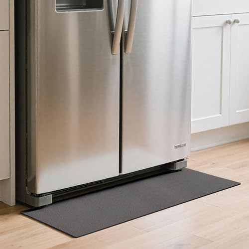 Spill Mat for Refrigerator, Washer & Dryer – Absorbent Drip Tray & Leak Catcher | Cut-to-Fit Liner for Water Dispenser, Dishwasher | Non-Slip Appliance Floor Protection (Grey, 31”x12”) Spill Mat for Refrigerator, Washer & Dryer – Absorbent Drip Tray & Leak Catcher | Cut-to-Fit Liner for Water Dispenser, Dishwasher | Non-Slip Appliance Floor Protection (Grey, 31”x12”)
