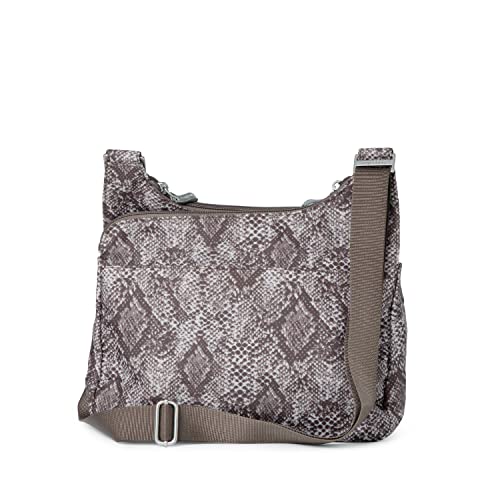 Image of Baggallini Crossbody Travel Bag 11x8.5 Lightweight Water-resistant Nylon Handbag