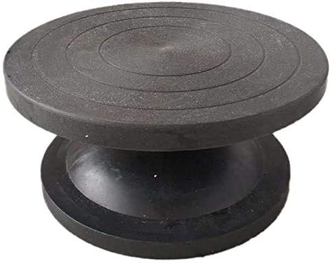 Drehteller mit 30 cm großem Rad, Ton, Skulptur, Modellierung, Keramik, multifunktional, manuell, Plattenspieler, Schnitztisch, Töpferrad, Schwarz