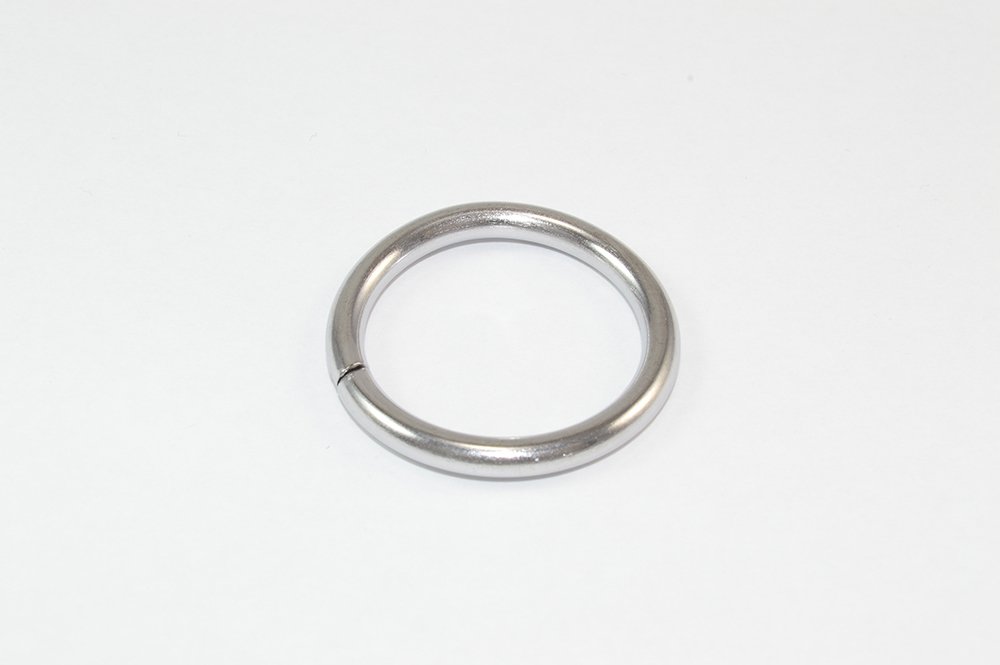 400 x Curtain Pole Rod Rings Polished Chromed Steel 25mm INT. Dia.