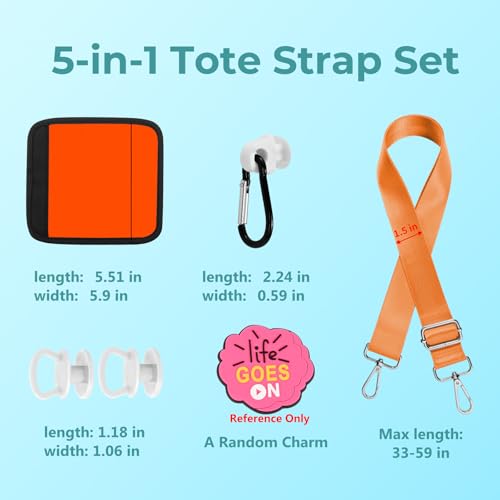 Image of Strap Wrap Clips Buttons Charm Accessories for Bogg Bag