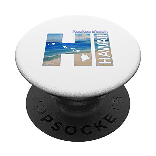 Keokea Beach HI Hawaii Islands PopSockets Swappable PopGrip