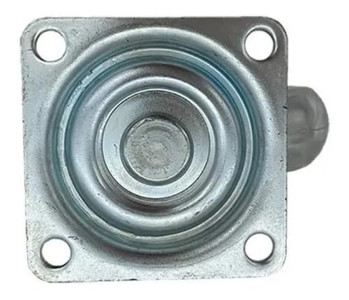 Kit 4 Rodinhas Rodízio Gel Giratórias 50mm para Armários e Móveis Mdf Duas com Trava e Duas Sem