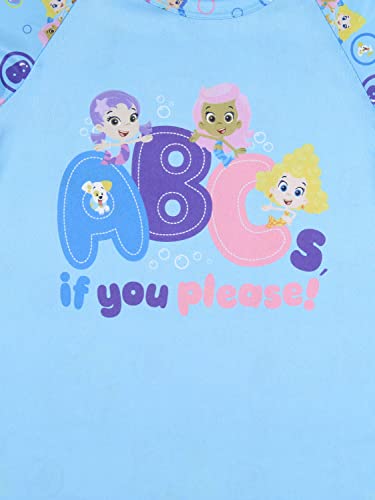 INTIMO Nickelodeon Toddler Girls' Bubble Guppies ABCs Sleep Pajama Dress Nightgown2