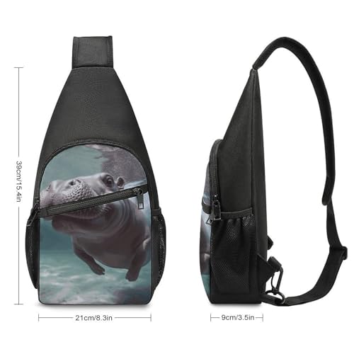 Bolso Sling para Hombre y Mujer, Mochila Pequeña Cruzada miniatura 2