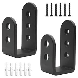 2 soportes para barricada de puerta...