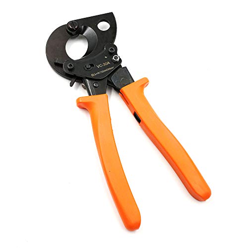 Haicable Mechanical Cable Cutter VC-30A Wire Cutter Ratchet Cable Cutter For Cutting Copper And Aluminum Cable Below 500MCM/Dia 32mm/240mm2