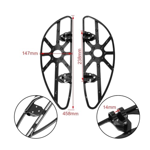 Repose-pieds moto mâle pour Harley Touring, Dyna et Softail - 3