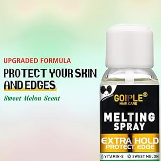 WOZUTUNT Lace Melting and Holding Spray Glue-Less Hair Adhesive for Wigs, Extra Hold Lace Melting Spray Adhesive Wig Spray for Closure Extensions