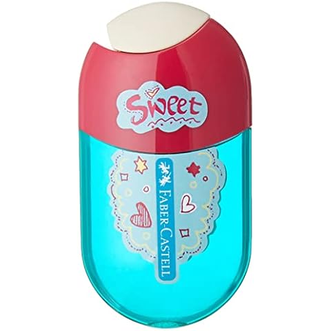 Faber-Castell 183528 Doppelspitzdose "Cupcake", rosa/türkis Cover