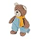 Sterntaler 3052002 Mini-Spieltier Bär Ben, Integrierte Rassel, Für Babys ab der Geburt, 17 cm