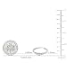 Imagen de Dazzlingrock Collection Anillo de compromiso de oro macizo de 10 quilates con diamantes blancos redondos de 0