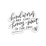 Be kind sticker | Christian faith sticker about God, Jesus, prayer, scripture, religious | Kind word