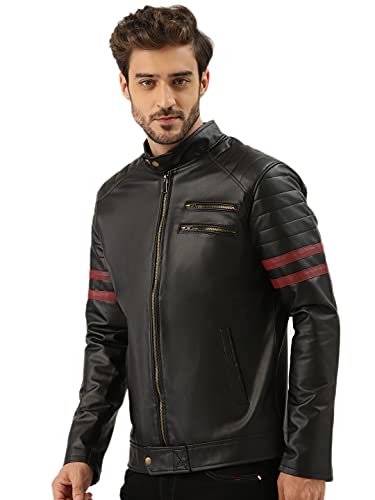Image of Leather Retail Men Jacket Biker Jacket