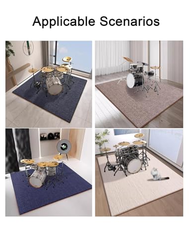 Tapis d'entrée absorbant tapis de passage antidérapant isolation phonique - 7