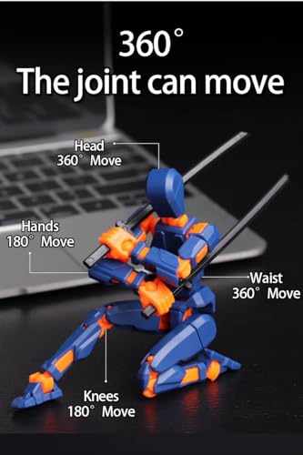 Image of YOURKARTS.COM Injection Molded Robot Toy Multi-Jointed Action Figure for Kids & Adults | Durable Plastic DIY Model with Realistic Movement & Manual | Cool Collectible Gift | car Accessories 2025