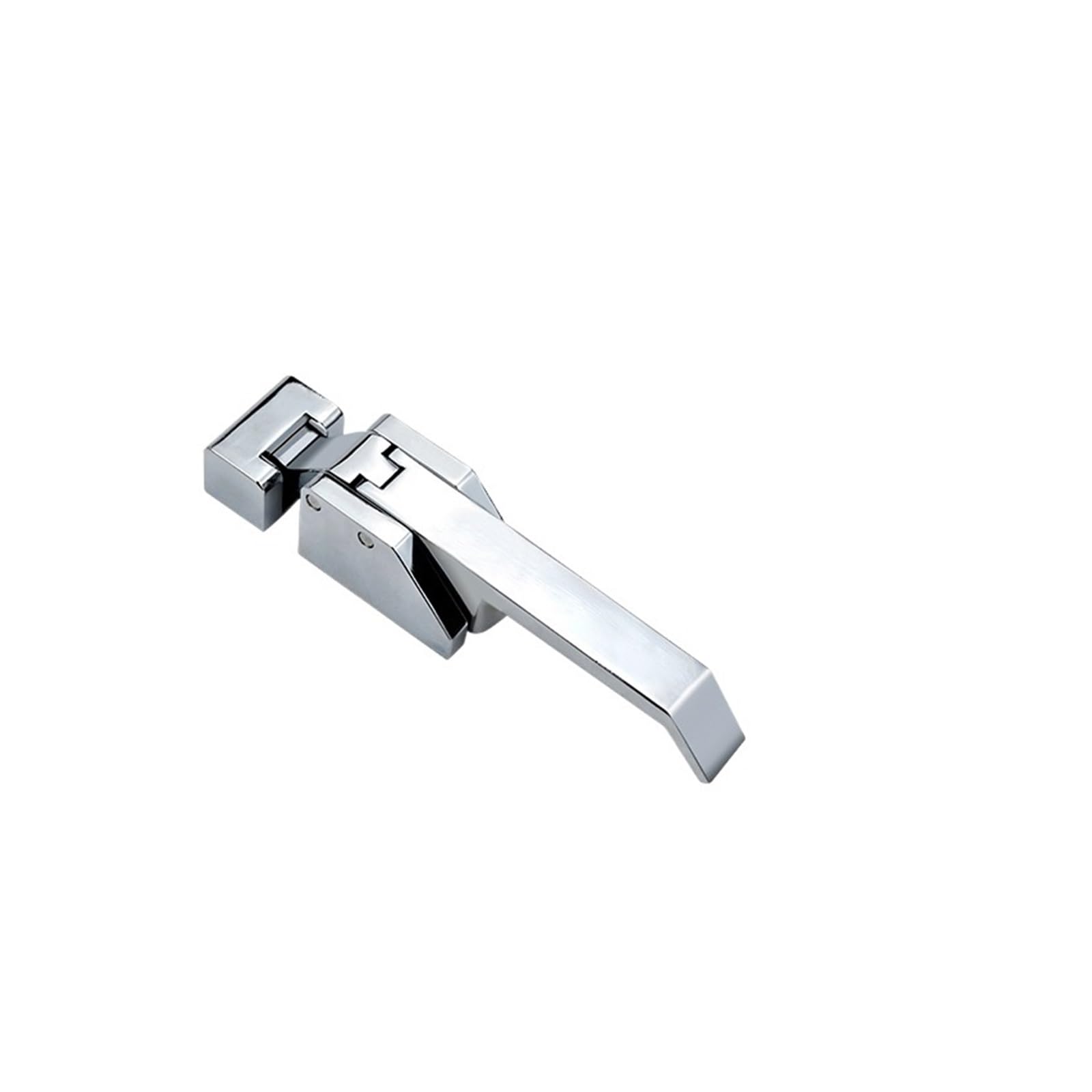 YMUGUEGH Freezer Handle Door Hinge Industrial Knob Lock Latch Hardware Pull Part Equipment Plant(Chrome without key)