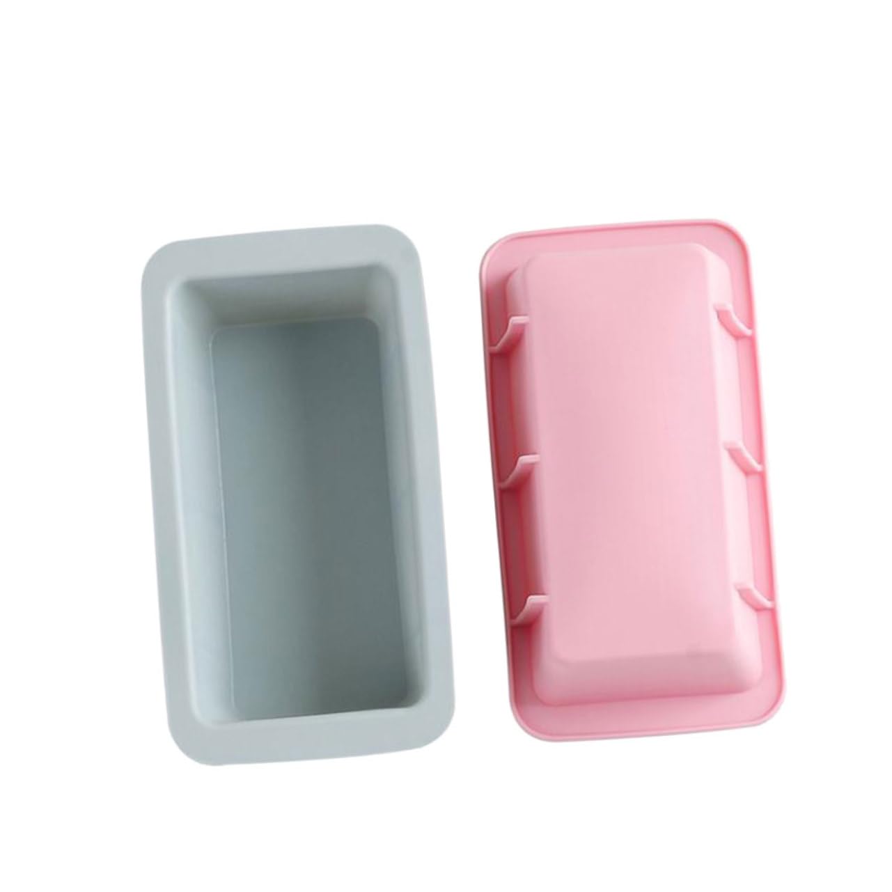 OFFSCH 2pcs Silicone Cake Mould Baking Molds Bread Toast Box Mold Easy to Use