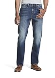 IZOD Men's Comfort Stretch Denim Jeans, Relaxed Fit, Frost Blue, 34W x 30L
