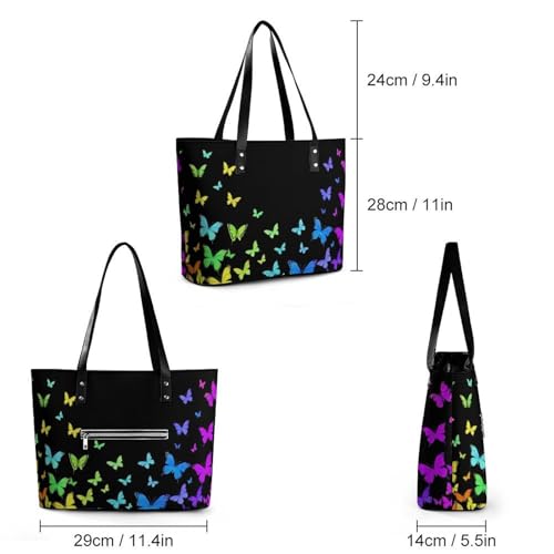 Women's Large Capacity Tote Bag Fashion Decor Stylish Work & Commute Handbag2