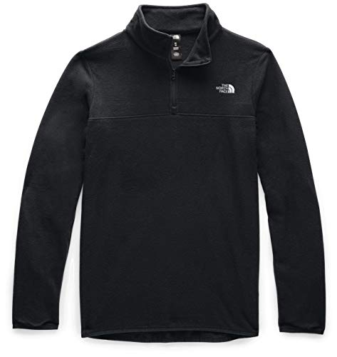 The North Face Women's TKA Glacier Quarter Zip, TNF Black/TNF Black, M