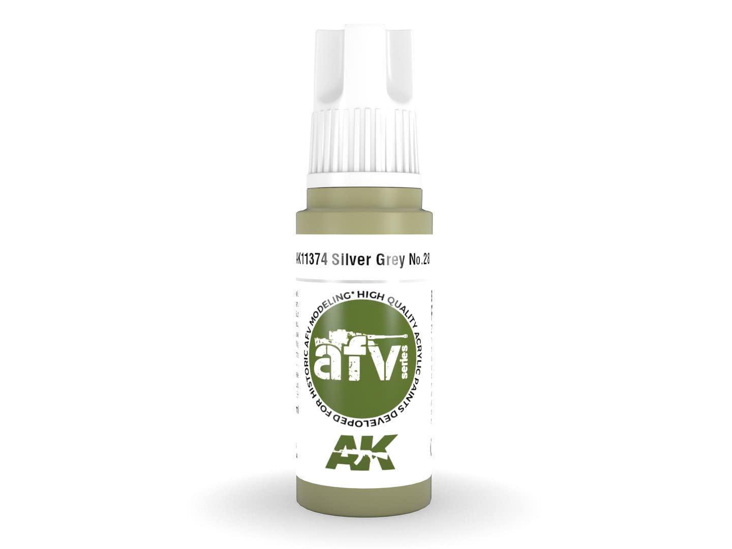 AK Acrylics 3Gen AFV AK11374 Silver Grey No.28 (17ml)