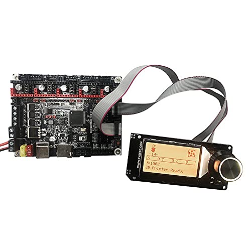 Lysee 3D Printer Parts & Accessories - Suitable for MKS MINI12864 LCD Display with SD Card Holder 3D Printer Accessories Supporting MarlinDIY - (Color: B)