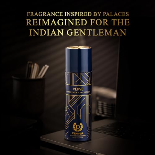 Image of Denver Gentlemen Collection Verve & Elixir Deodorant for Men,200ML Each, Pack of 2| Long Lasting Deodorant Body Spray For Men