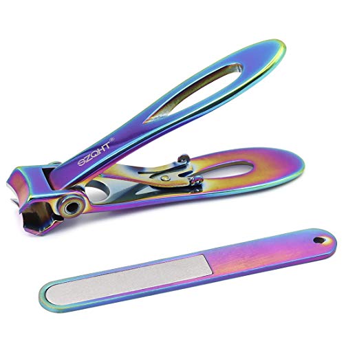 SZQHT Nagelknipser für dicke Nägel, für eingewachsene Maniküre, Pediküre-Set, für Männer und Frauen (prismatisch)