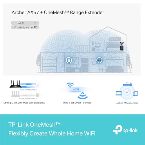 TP-Link AX3000 WiFi 6 Router (Archer AX57) – Dual Band Gigabit Wireless Internet Router, EasyMesh Compatible, VPN Server/Client, HomeShield Security, Parental Controls, MU-MIMO, Beamforming by TP-Link - Image 7