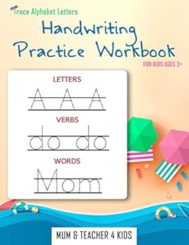 Paperback Trace Alphabet Letters: Handwriting Practice Workbook For Kids Ages 3+ Book