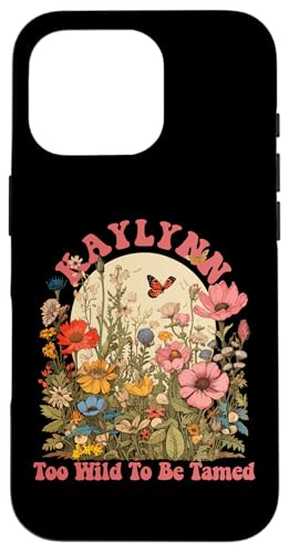KAYLYNN Name Cute Retro Girls Wildflower KAYLYNN Name スマホケース iPhone 16 Pro 用