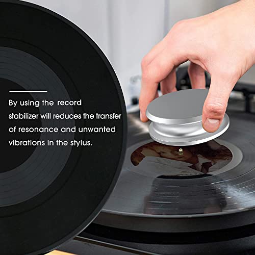 Jikoiuty Stabilisateur de poids en aluminium pour disque vinyle – Pince équilibrée pour tourne-disque LP – Accessoires Argent - Les Beatles, Paul McCartney, John Lennon, RIngo Starr, George Harrison Jikoiuty Stabilisateur de poids en aluminium pour disque vinyle - Pince équilibrée pour tourne-disque LP - Accessoires Argent – Image 5