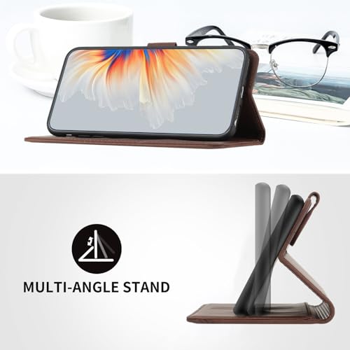 Coque Google Pixel 10 portefeuille noire rabat anti-chute et anti-perte