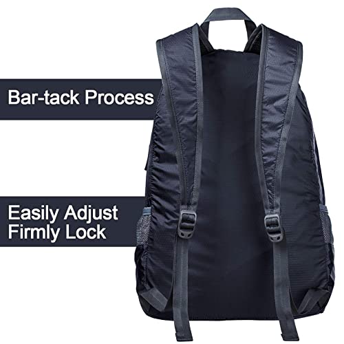 Image of G4Free Ultra Lightweight Packable Backpack Travel Hiking Daypack Small Handy Foldable Outdoor Camping Backpack