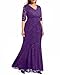 Plus Size Purple Dress Mother of Bride Formal Wedding Guest Evening Gown Prom Long Lace Bridesmaid Dresses Women 2025