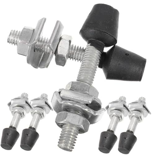 NULYLU Clamp Screw Set 6 Pieces Galvanized Iron and Plastic for Woodworking Smooth Edges and Anti-wear
