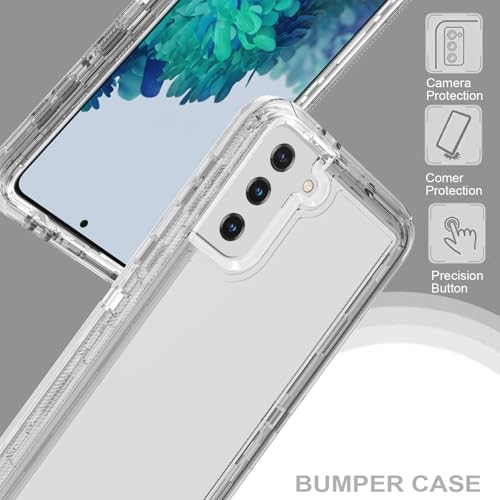 Fucozan for Samsung Galaxy S22 Plus Case Military Drop Tested 3 in 1 Full Body Protective Cover Heavy Duty Armor Rugged Shockproof for Galaxy S22 Plus Phone Case (Clear Gray) - image 6