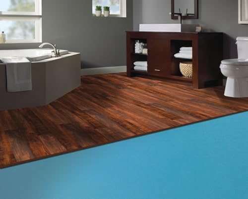 Image of Luxury Vinyl, Laminate, or Wood Flooring Underlayment (Floating, Glue Down, or Nail Down) - Sound Reduction, Compression Resistant 3'Wx66'8 inchL Roll (Covers 200 sq. ft) SOUNDBUFFER