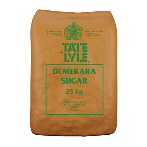 Tate & Lyle - Demerara Brown Sugar - Fruity, Sweet-Spiced Crystals with Crunch - For Hot & Cold Drinks, Baking and Toppings - Vegan, Vegetarian and Suitable for Kosher Diets - 25kg