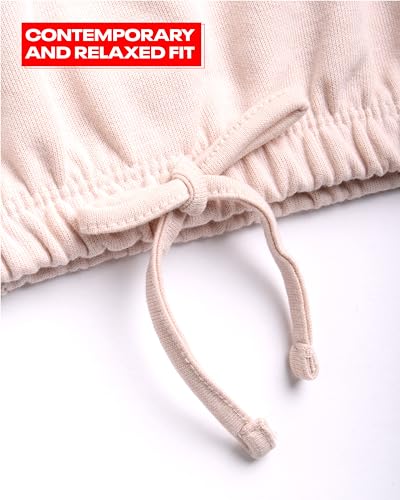 Reebok Girls' Jogger Pants Set - 2 Piece Crop T-Shirt and Double Knit Jogger Sweatpants - Summer Sweatsuit for Girls (7-12)4