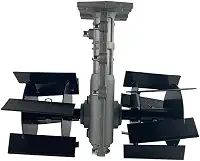 Enxada Inchada Rotativa Capinadeira 28mm 9Estrias para Roçadeira Importada a Gasolina Carbon Fak