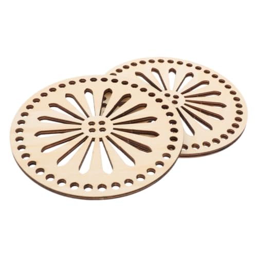 ERINGOGO Wooden Crochet Basket Base Shaper Knitting Supply DIY Tool Unfinished Wood Bottom