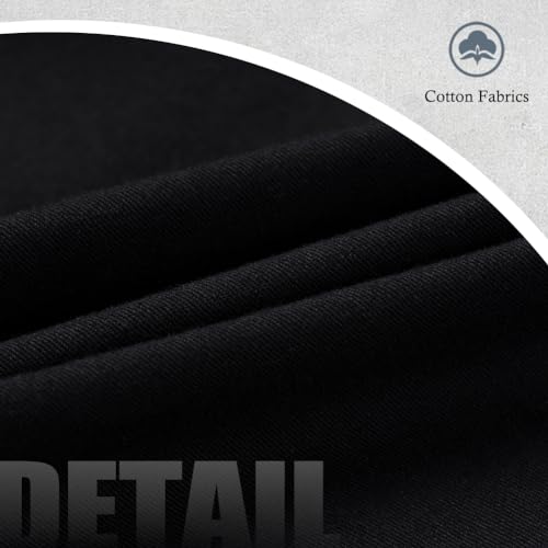 TOLOER Men's Cotton Cargo Pant Outdoor Sport Pants Multi-Pocket Casual Loose Fit2