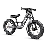 Berg Biky Cross-Bicicleta con Freno de Mano, a Partir de 2 años, Color Negro, Juventud Unisex, 12 Pulgadas