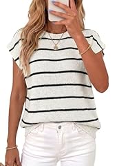 Striped White Black