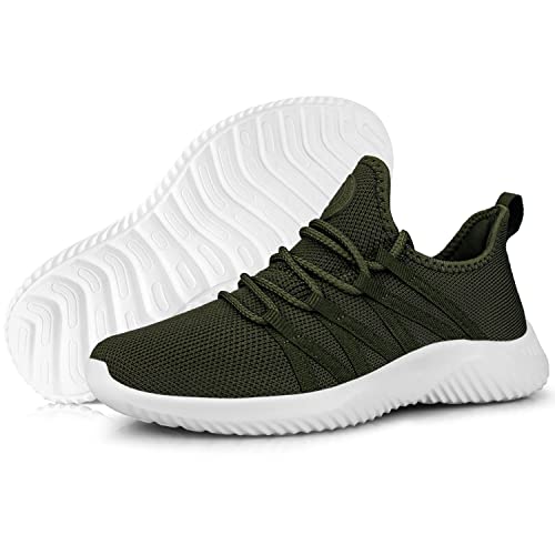 Image of Feethit Womens Slip On Running Shoes Breathable Walking Shoes Lightweight Gym Workout Shoes Non Slip Fashion Sneakers